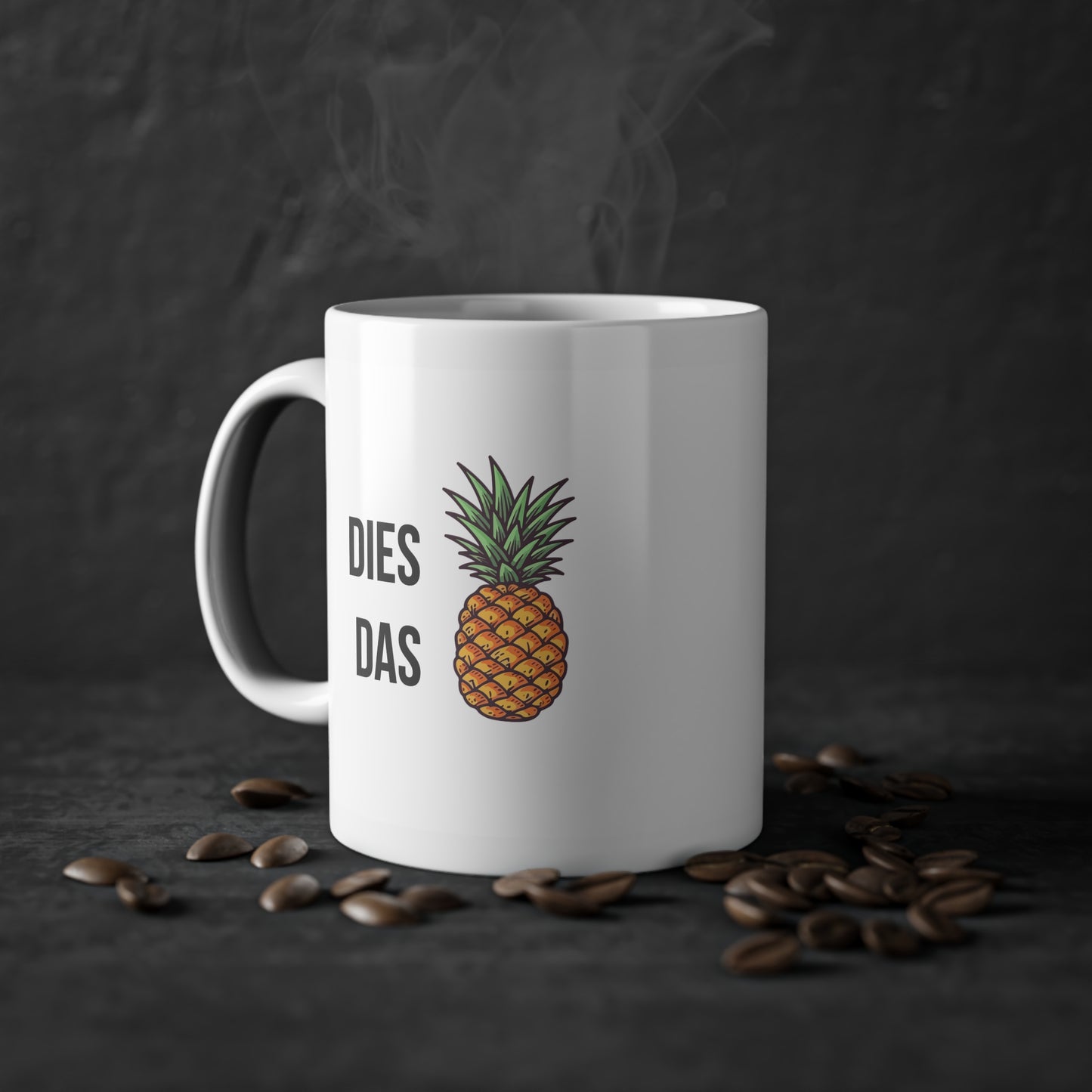Tasse, Dies Das Ananas Design, 330 ml
