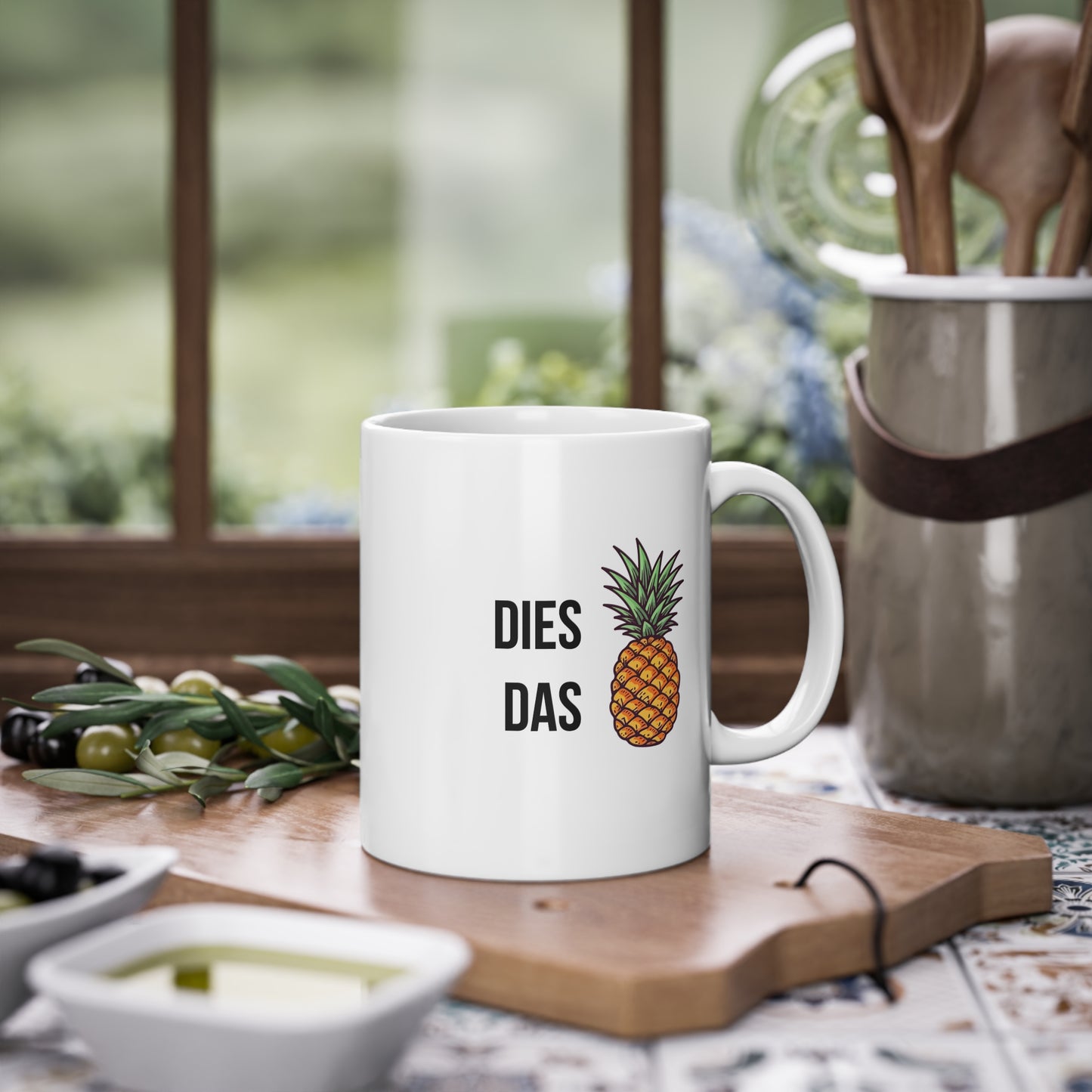 Tasse, Dies Das Ananas Design, 330 ml