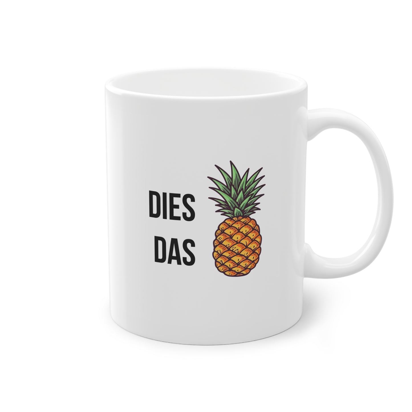 Tasse, Dies Das Ananas Design, 330 ml