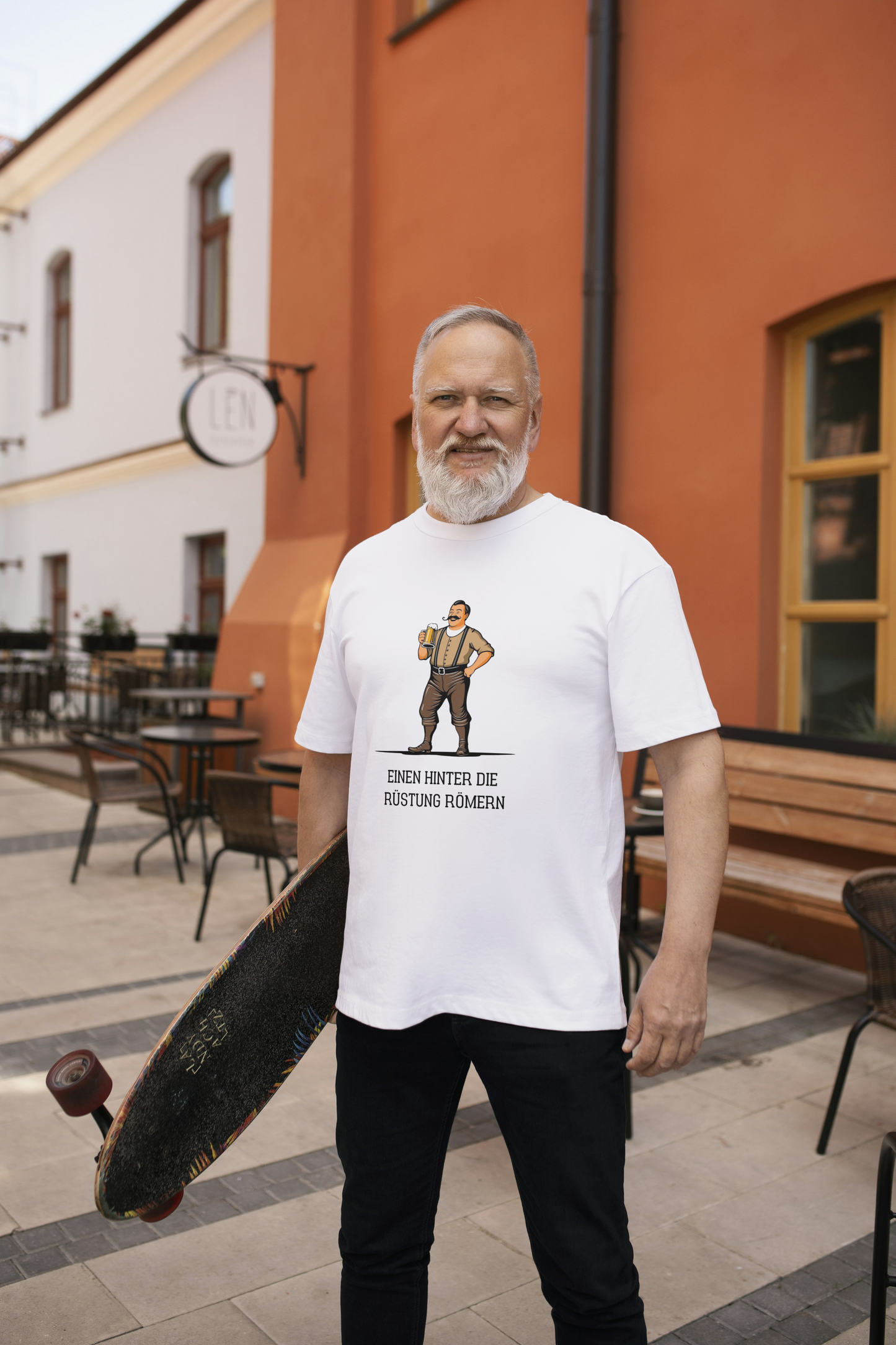 Einen hinter die Rüstung römern T-Shirt Unisex