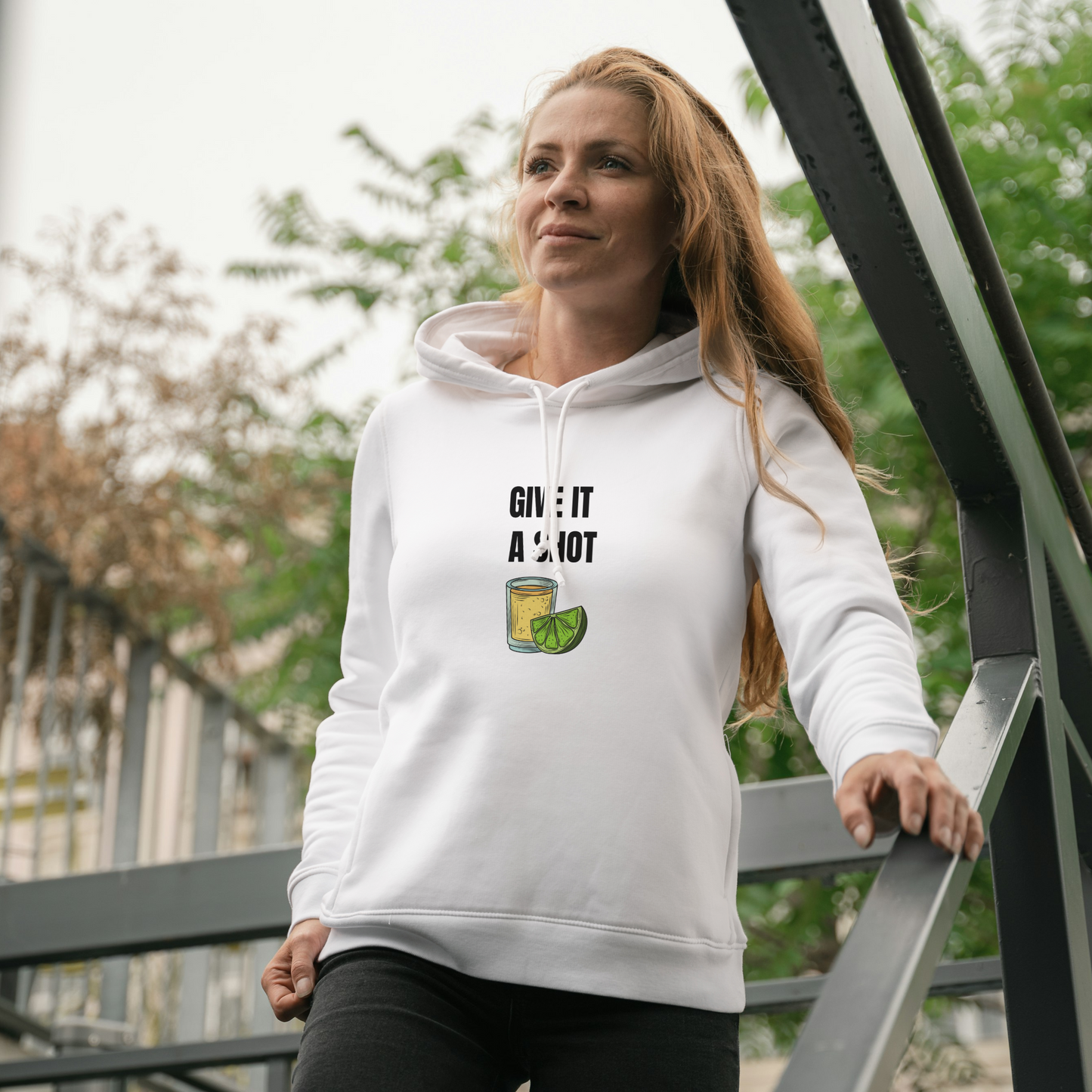 Give It a Shot Hoodie Unisex
