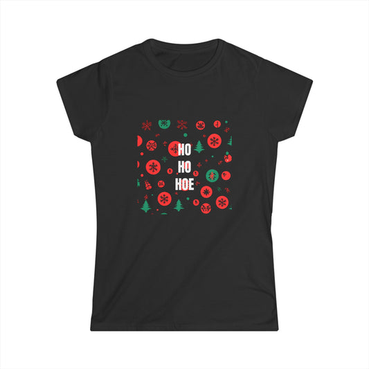 Ho Ho Hoe Damen T-Shirt Weihnachten